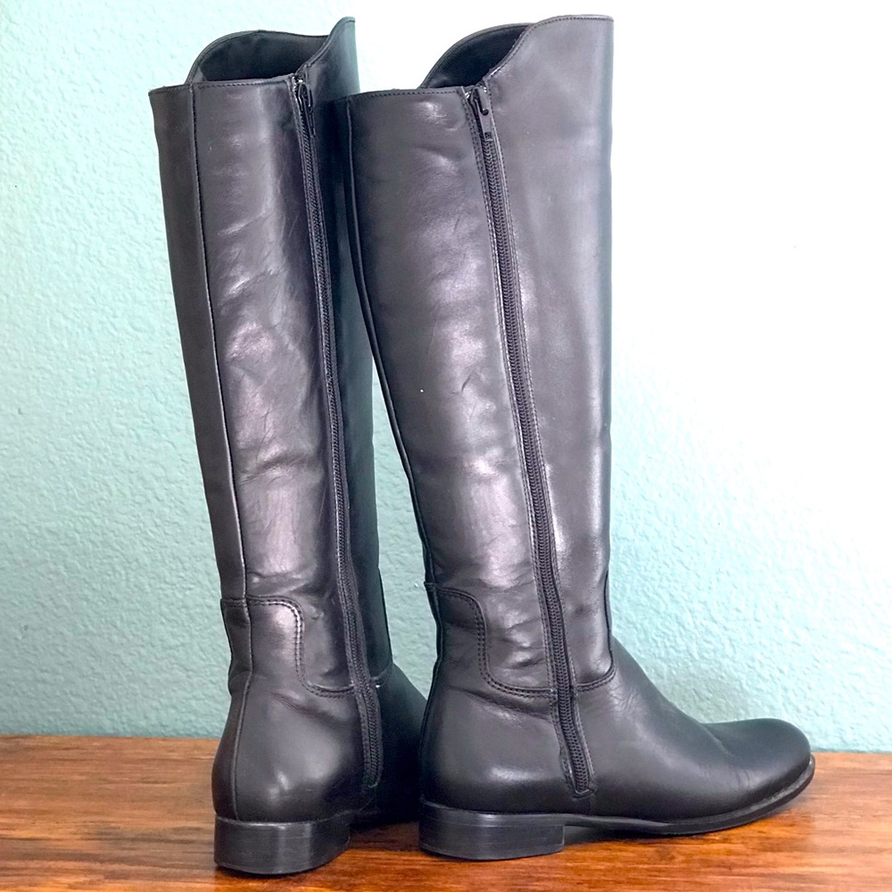 Women’s La Canadienne SOFIA Black Waterproof Leather Knee High Boots